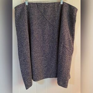 Modern Soul Skirt Women’s 3X Black White Tweed Preppy Corpcore